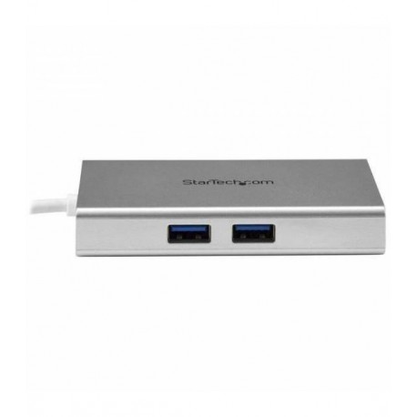 StarTech.com Adaptador USB-C Multifunción para Laptops - con Entrega de Potencia - 4K HDMI - Red - USB 3.0 - Blanco
