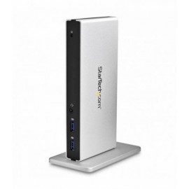 StarTech.com Docking Station USB 3.0 para Dos Pantallas con DVI y Soporte Vertical