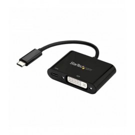 StarTech.com Adaptador de Video Externo USB-C a DVI con Entrega de Potencia - Adaptador de Video Externo USBC - USB Tipo C