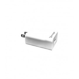 Cargador Para Pared Au-302 Fast Charge 3.0A 1 Usb Blanco