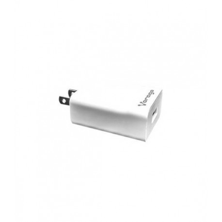 Cargador Para Pared Au-302 Fast Charge 3.0A 1 Usb Blanco