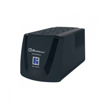 Regulador KOBLENZ ER-2250 - 8, Negro, Hogar y Oficina, 2250 VA, 1000 W